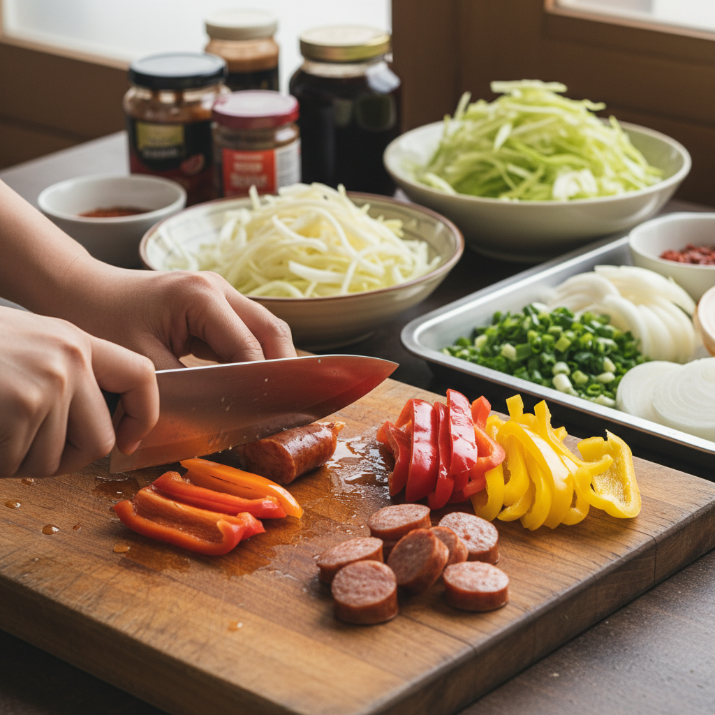 재료 손질하기